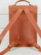 Рюкзак з натуральної шкіри "Палермо" кон’ячного кольору | 6797541 | фото 5