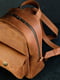 Рюкзак з натуральної шкіри "Стамбул" кон’ячного кольору | 6797560 | фото 4