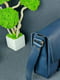 Сумка-портфель из натуральной кожи синяя | 6797572 | фото 3