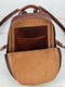 Рюкзак з натуральної шкіри "Анталья" вишневого кольору | 6797609 | фото 5