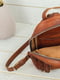 Рюкзак з натуральної шкіри "Лімбо" вишневого кольору | 6797618 | фото 6