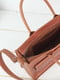 Сумка-портфель из натуральной кожи коньячного цвета | 6797622 | фото 6