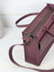 Сумка-портфель из натуральной кожи цвета бордо | 6797631 | фото 5