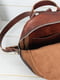 Рюкзак з натуральної шкіри "Лімбо" вишневого кольору | 6797637 | фото 5