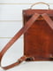 Рюкзак з натуральної шкіри "Палермо" вишневого кольору | 6797640 | фото 5
