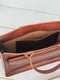 Сумка-портфель із натуральної шкіри вишневого кольору | 6797657 | фото 4