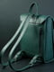 Рюкзак з натуральної шкіри "Рига" зелений | 6797666 | фото 4