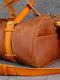 Дорожная сумка из натуральной кожи коньячного цвета | 6797693 | фото 2