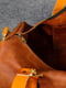 Дорожная сумка из натуральной кожи коньячного цвета | 6797693 | фото 3