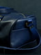 Синяя дорожная сумка из натуральной кожи | 6797696 | фото 2