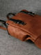 Шкіряний рюкзак "Hankle H1" кон’ячного кольору | 6797703 | фото 2