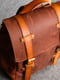 Шкіряний рюкзак "Hankle H1" бурштинового кольору | 6797704 | фото 2