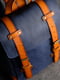 Шкіряний рюкзак "Hankle H1" бурштинового кольору | 6797708 | фото 3
