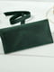 Кожаный зеленый кошелек-клатч с закруткой | 6797758 | фото 4