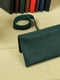 Зелений шкіряний гаманець-клатч із закруткою | 6797771 | фото 4