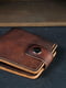 Класичний портмоне на 6 карт коричневого кольору | 6797774 | фото 2