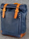 Шкіряний чоловічий рюкзак "Hankle H7" бурштинового кольору | 6797796