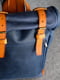 Шкіряний чоловічий рюкзак "Hankle H7" бурштинового кольору | 6797796 | фото 2
