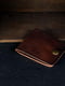Шкіряний гаманець-портмоне коричневого кольору | 6797803 | фото 2