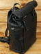 Шкіряний чоловічий рюкзак "Hankle H7" чорний | 6797807 | фото 2