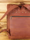 Шкіряний чоловічий рюкзак "Hankle H7" кон’ячного кольору | 6797808 | фото 4