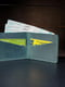Шкіряний гаманець- портмоне зеленого кольору | 6797814 | фото 3