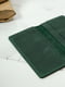 Кожаный кошелек-клатч зеленого цвета | 6797823 | фото 2