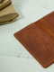 Шкіряний гаманець-клатч коричневого кольору | 6797829 | фото 2