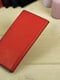 Червоний шкіряний гаманець-клатч | 6797830 | фото 4