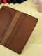 Кожаный кошелек-клатч коричневого цвета | 6797832 | фото 2