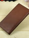 Кожаный кошелек-клатч коричневого цвета | 6797832 | фото 4