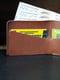 Шкіряний гаманець-портмоне коричневий | 6797858 | фото 3