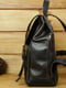 Шкіряний рюкзак "Hankle H1" кавового кольору | 6797892 | фото 4