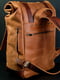 Чоловічий шкіряний рюкзак "Hankle H42" вишневого кольору | 6797893 | фото 3