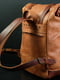 Чоловічий шкіряний рюкзак "Hankle H42" вишневого кольору | 6797893 | фото 4