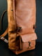 Чоловічий шкіряний рюкзак "Hankle H42" вишневого кольору | 6797893 | фото 6
