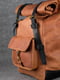 Чоловічий шкіряний рюкзак "Hankle H42" кон’ячного кольору | 6797894 | фото 2