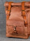 Чоловічий шкіряний рюкзак "Hankle H42" бурштинового кольору | 6797896 | фото 2