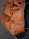 Чоловічий шкіряний рюкзак "Hankle H42" бурштинового кольору | 6797896 | фото 3