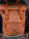 Чоловічий шкіряний рюкзак "Hankle H42" бурштинового кольору | 6797896 | фото 4