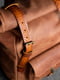 Чоловічий шкіряний рюкзак "Hankle H42" бурштинового кольору | 6797896 | фото 5