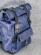 Чоловічий шкіряний рюкзак "Hankle H42" синій | 6797897 | фото 3