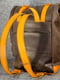Чоловічий шкіряний рюкзак "Hankle H42" шоколадного кольору | 6797900 | фото 2