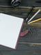 Бордовый блокнот в кожаной обложке формата А5 | 6797921 | фото 4