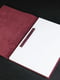 Бордовий блокнот у шкіряній обкладинці формату А5 | 6797932 | фото 6