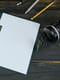 Зеленый блокнот в кожаной обложке с тиснением формата А5 | 6797996 | фото 2