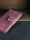 Кожаный кошелек "Батерфляй" фиолетового цвета | 6798081 | фото 2