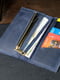 Синій шкіряний гаманець "Баттерфляй" | 6798085 | фото 4