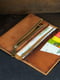 Шкіряний гаманець Berty (18см) коричневий | 6798087 | фото 4