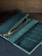 Зеленый кожаный кошелек Berty (18 см) | 6798099 | фото 3